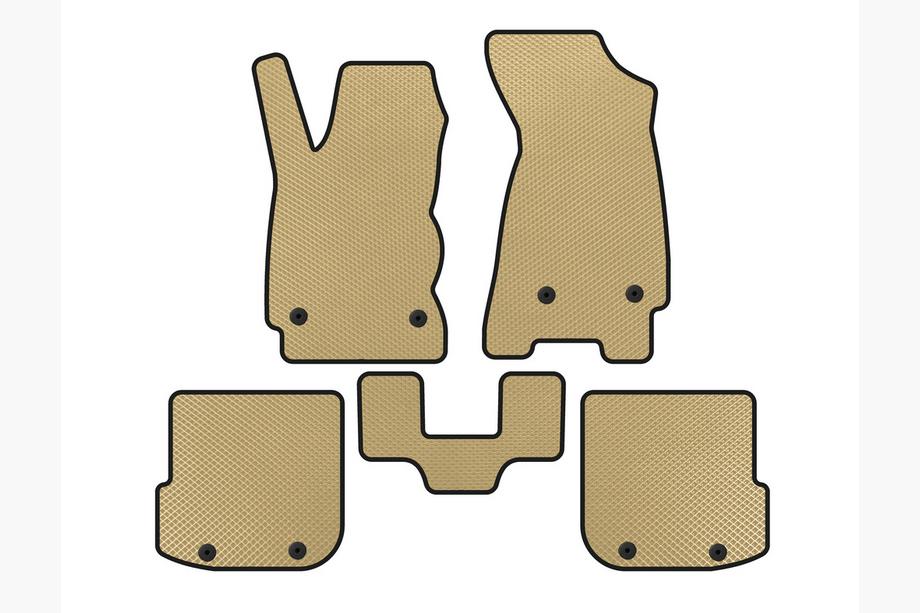 Audi A4 B5 1994–2001 EVA-bilmattor (Avant, Beige) Image