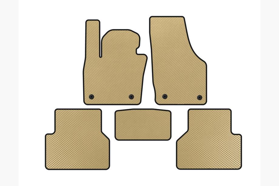 Audi Q3 2011–2019 EVA bilmattor (Beige) Image