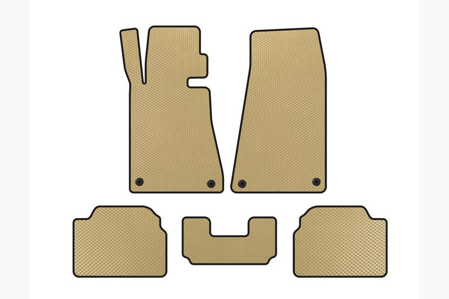 BMW 5-serie E34 1988–1995 EVA bilmattor (Beige) Image