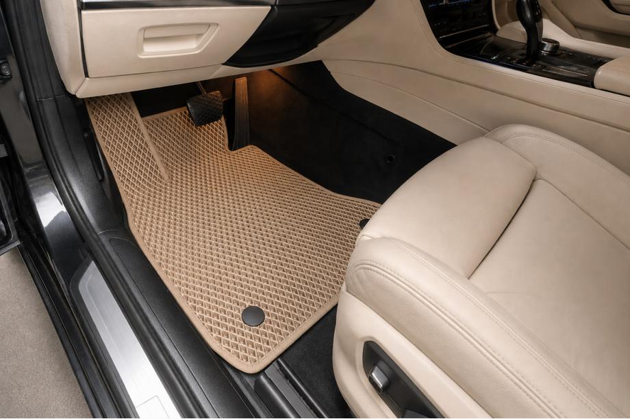 BMW 7-serien F01/F02 2008–2015 EVA bilmattor (för F01, beige) Image