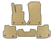 BMW 5-serien F10/F11 2010–2016 EVA-golvmattor till kupén 2010-2013 (beige) foto 1