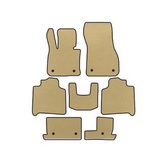 EVA bilmattor (för F46, 3 rader, beige) BMW 2-serien Active Tourer F45/F46 2014–2021