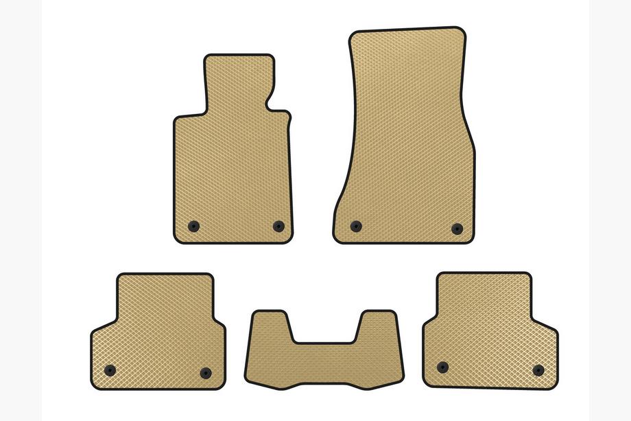 BMW 5-serien G30/G31 2017–2023 EVA bilmattor (Beige) Image