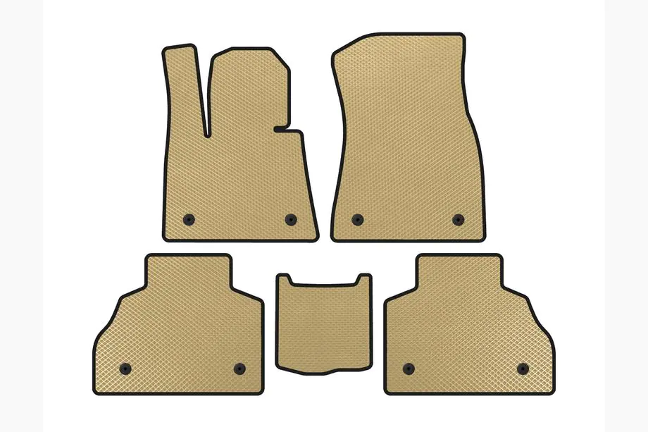 BMW X7 G07 2019– EVA bilmattor (2 rader, beige) Image