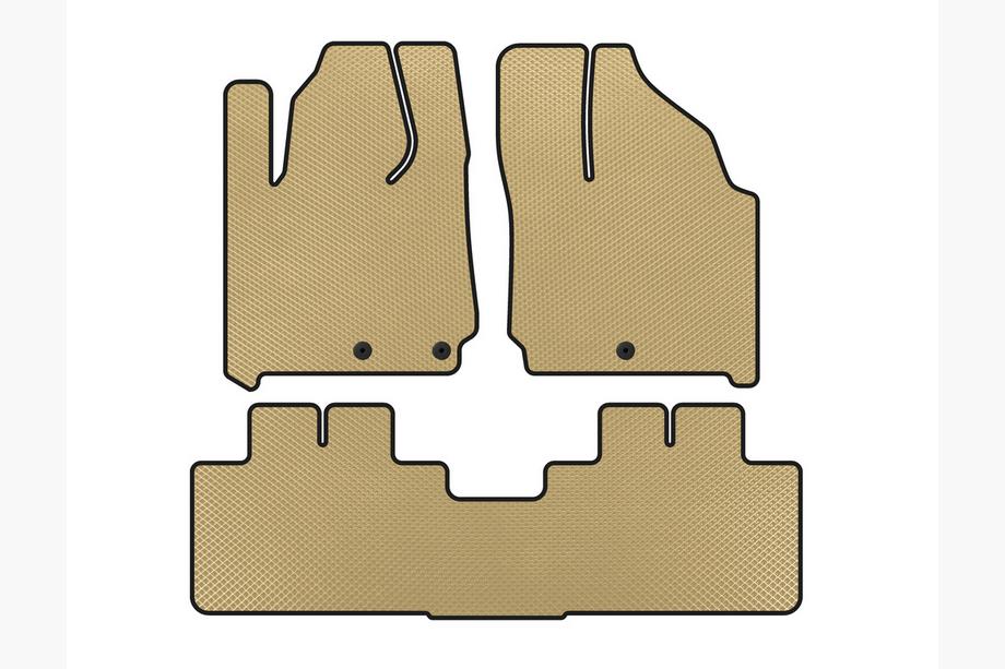 Cadillac SRX 2010–2016 EVA bilmattor (Beige) Image
