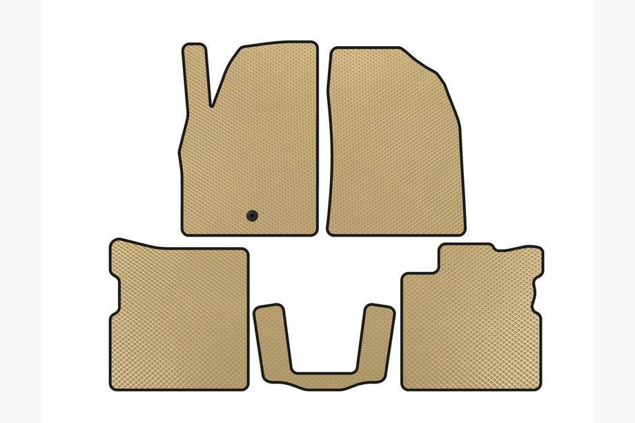 Chevrolet HHR 2005–2011 EVA bilmattor (Beige) Image