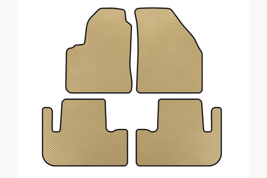 Chevrolet Tacuma/Rezzo 2000–2008 EVA bilmattor (Beige) Image