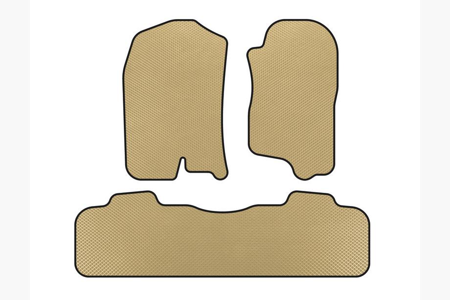 Chevrolet Tahoe 2007–2014 EVA bilmattor för kupén (2 rader, 2007-2014, beige) Image