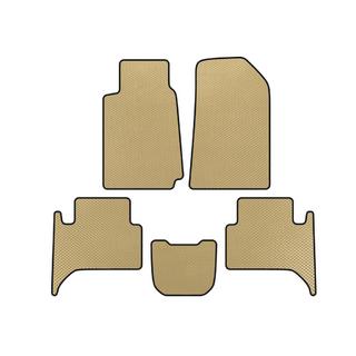 EVA bilmattor (2 rader, beige)