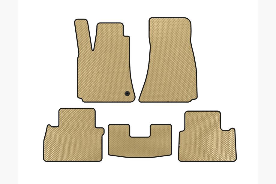 Chrysler C300 2004–2011 EVA-bilmattor (SD, Beige) Image