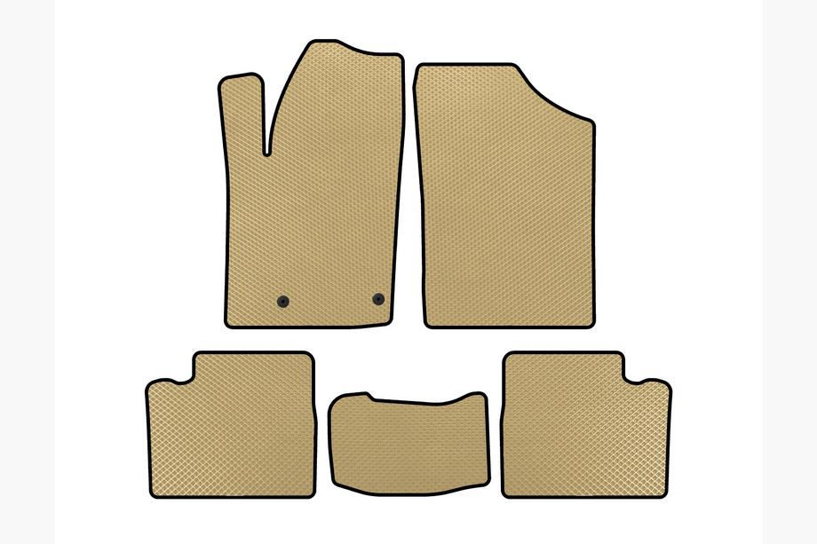 Citroen Berlingo 1996–2008 EVA bilmattor (Beige) Image