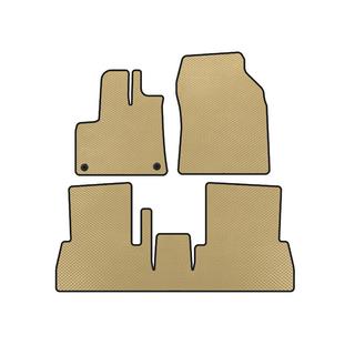 EVA-bilmattor (manuell växellåda, beige)