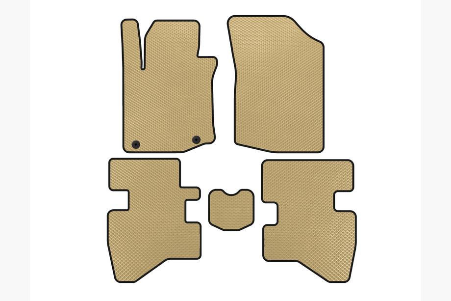 Citroen C-1 2005–2014 EVA-bilmattor (HB, Beige) Image