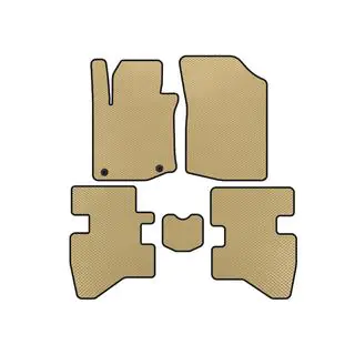 EVA-bilmattor (HB, Beige)