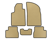 Citroen C-3 2002–2009 EVA bilmattor (Beige) foto 1