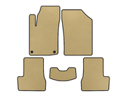 Citroen C-3 2009–2016 EVA-bilmattor (HB, Beige) foto 1