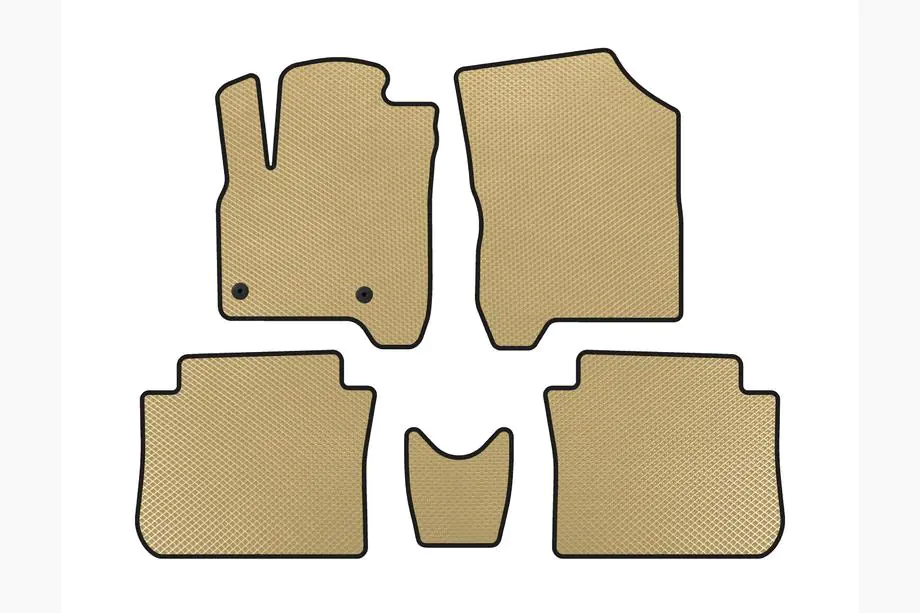 Citroen C-3 Picasso 2010–2017 EVA bilmattor (Beige) Image