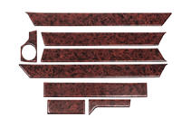 Mercedes E-class W124 1984–1997 Instrumentpanelslister (Meric) Aluminium foto 1