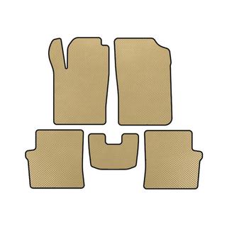 EVA bilmattor (HB, 5-dörrars, beige)