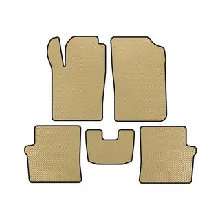 EVA bilmattor (HB, 5-dörrars, beige)