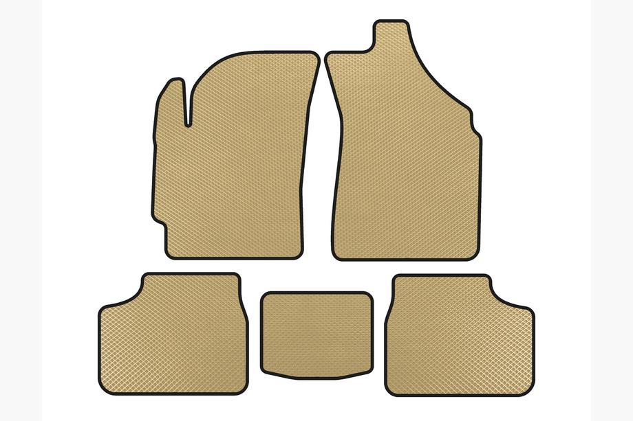 Daewoo Matiz 1998–2008 EVA bilmattor (Beige) Image
