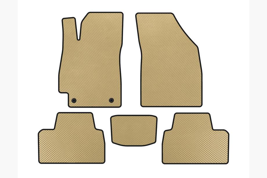 Daewoo Nubira 1997–1999 EVA-bilmattor (SD, Beige) Image
