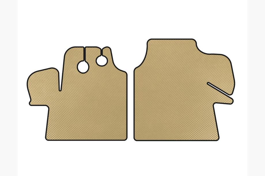 Fiat Ducato 1995–2006 EVA bilmattor (2002-2006, Beige) Image