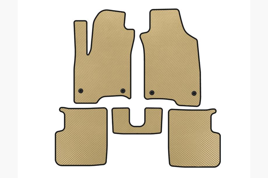 Fiat Panda 2011–2023 EVA bilmattor (Beige) Image