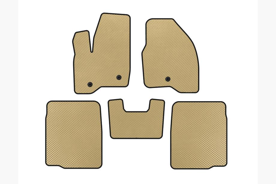 Ford Explorer 2011–2019 EVA bilmattor (2 rader, 2011-2015, beige) Image