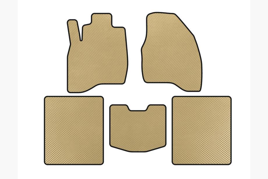 Ford Explorer 2011–2019 EVA bilmattor (2015-2019, 5-sits, Beige) Image
