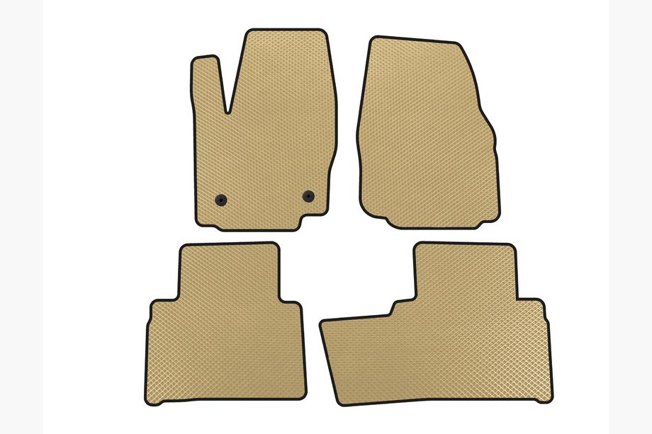 Ford Galaxy 2007–2015 EVA bilmattor (2 rader, beige) Image
