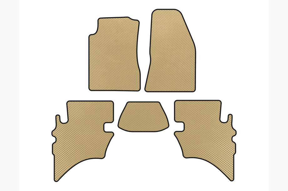 Ford Ranger 2002–2006 EVA bilmattor (Beige) Image