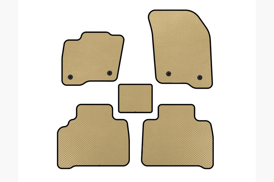 Ford S-Max 2015– EVA bilmattor (Beige) Image