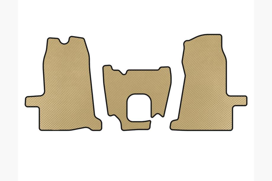 Ford Transit 2000–2014 EVA bilmattor (2000-2006, 1+1, manuell växellåda, beige) Image