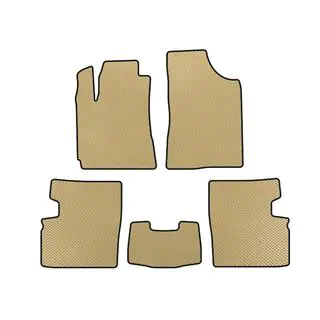 EVA bilmattor (2009-2014, HB, 5-dörrars, Beige) Geely Emgrand EC7 2009–