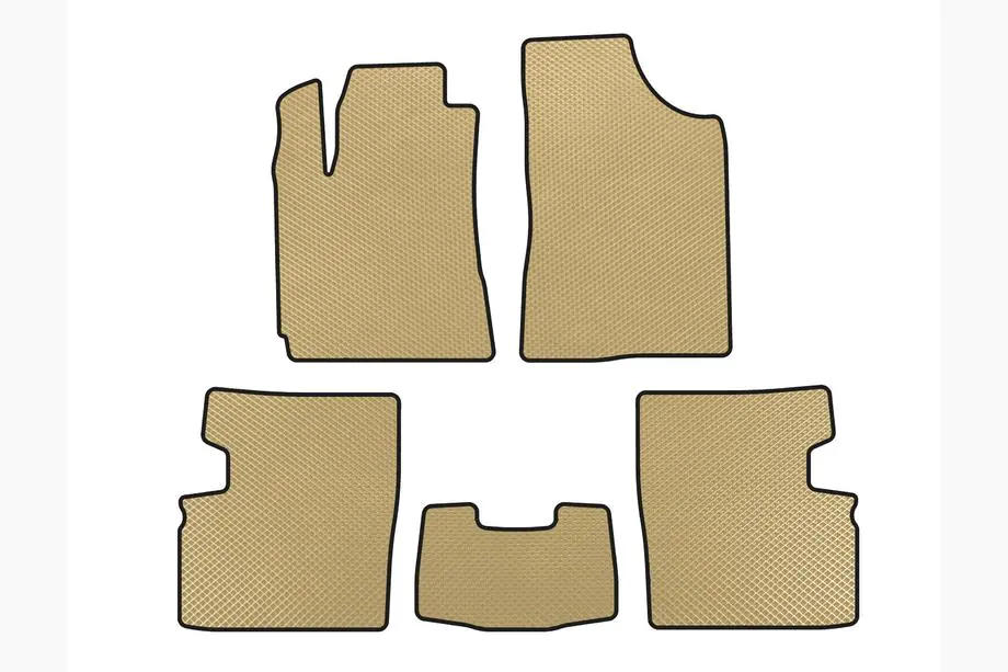 Geely Emgrand EC7 2009– EVA bilmattor (2009-2014, HB, 5-dörrars, Beige) Image