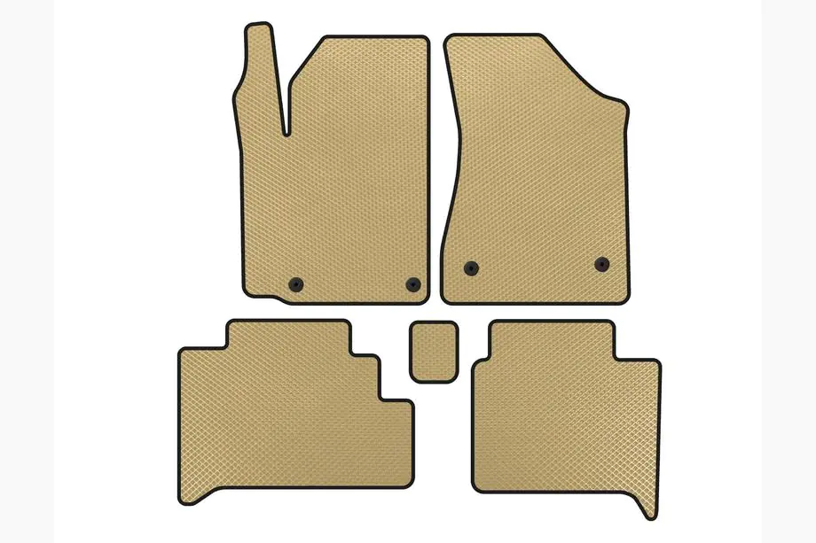 Geely GC-5 2010–2015 EVA-bilmattor (HB, Beige) Image