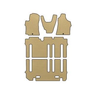 EVA bilmattor (komplett kupéset, beige) Hyundai H300, H1, Starex 2008–2020