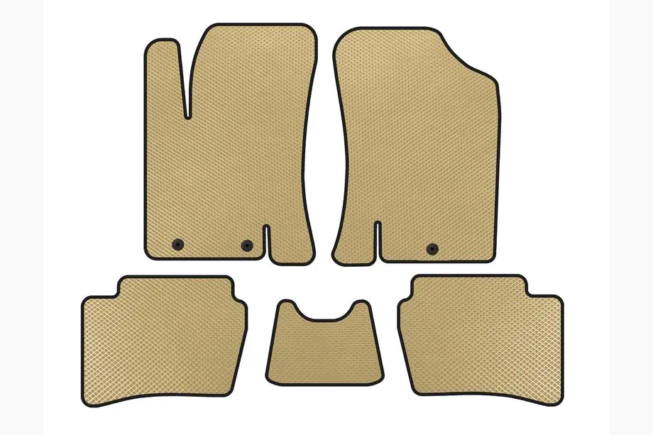 Hyundai I-20 2008–2012 EVA-bilmattor (HB, Beige) Image