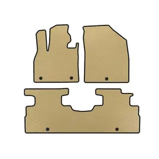 EVA-golvmattor (2 rader, 7-sits, beige)
