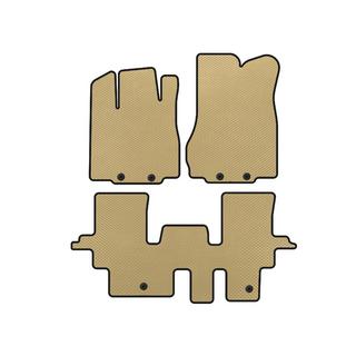 EVA bilmattor (2 rader, beige)