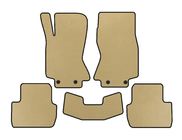 Jaguar S-Type 1999–2008 EVA bilmattor (Beige) foto 1