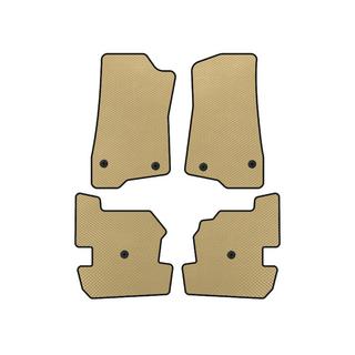 EVA bilmattor (Beige) Jeep Wrangler 2018–