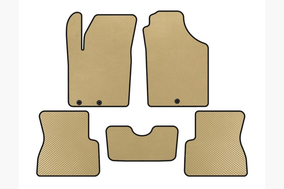 Kia Picanto 2011–2016 EVA bilmattor (Beige) Image