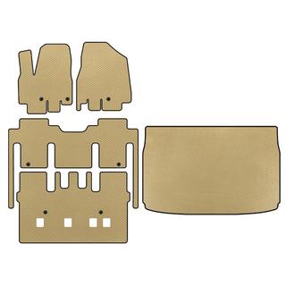 EVA golvmattor (komplett set, 8-sits, beige)