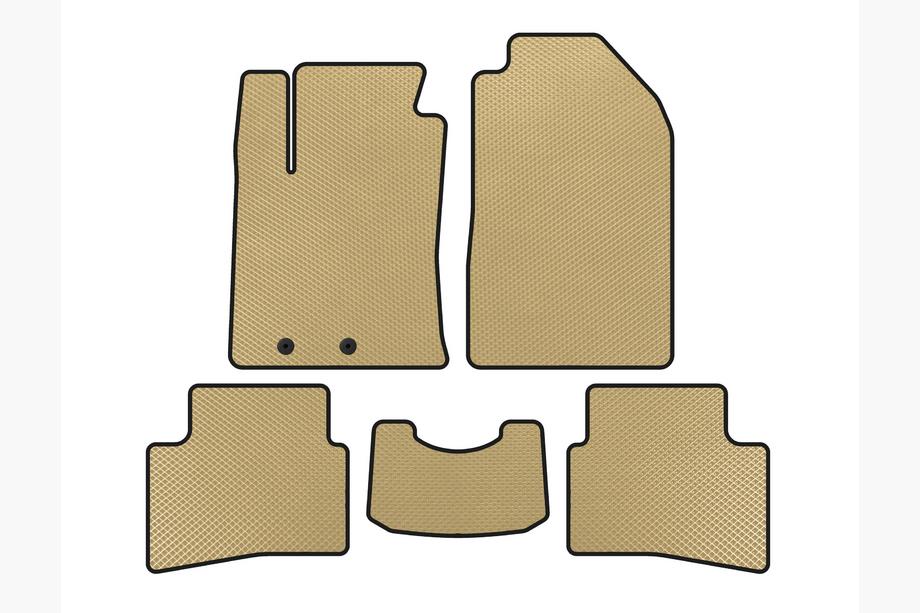 Kia Stonic 2017– EVA kupémattor för kupén (2017-2019, Beige) Image