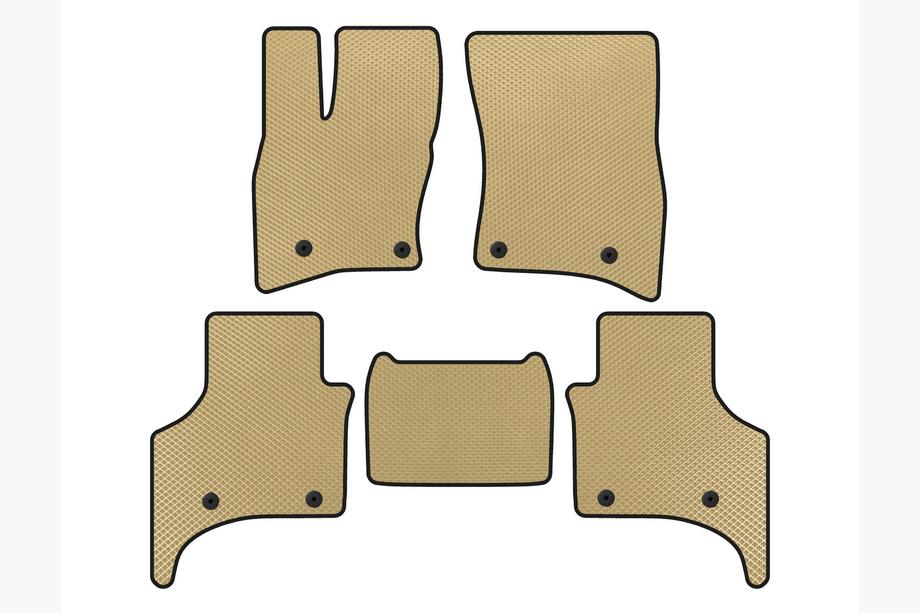 Land Rover Defender 2019– EVA bilmattor (5-dörrars, beige) Image