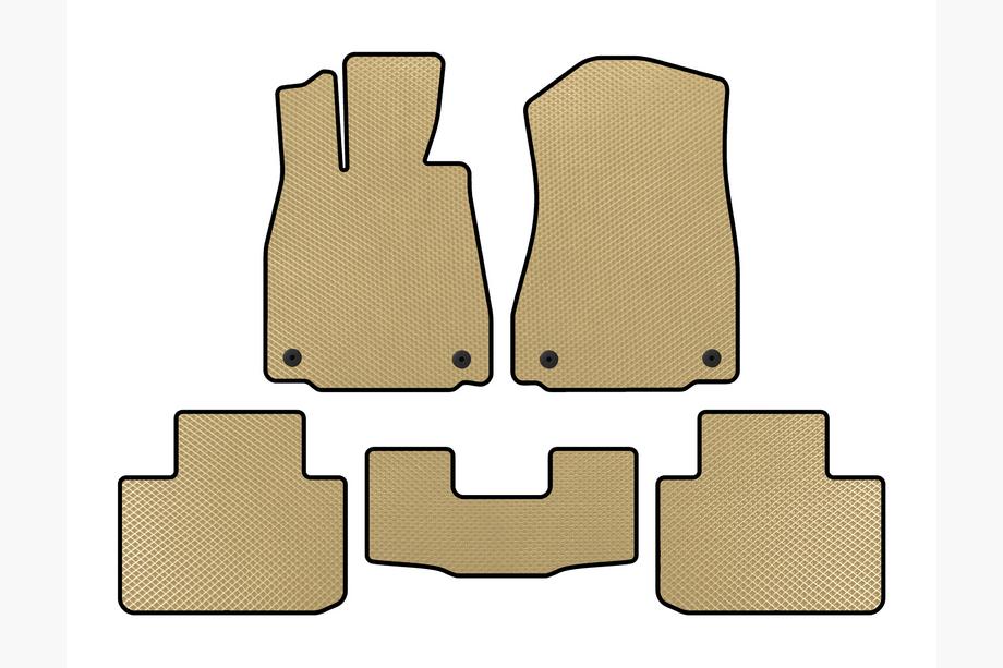 Lexus IS 2013– EVA bilmattor (2WD, beige) Image