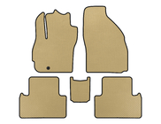 Mazda 5 2005–2009 EVA-golvmattor (2 rader, 7-sits, beige) foto 1