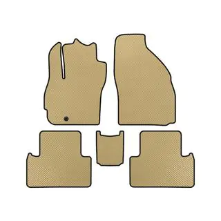 EVA-golvmattor (2 rader, 7-sits, beige)
